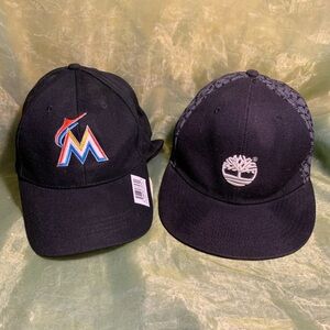 Timberland & Marlins Ball Caps